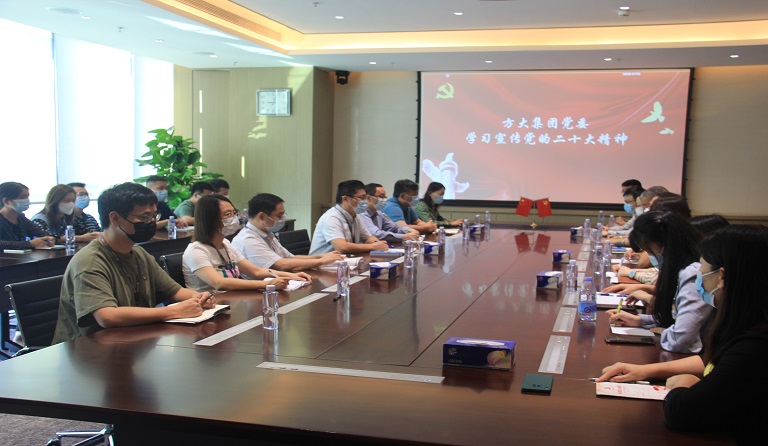 方大集團黨委開展黨的二十大精神主題學(xué)習活動 